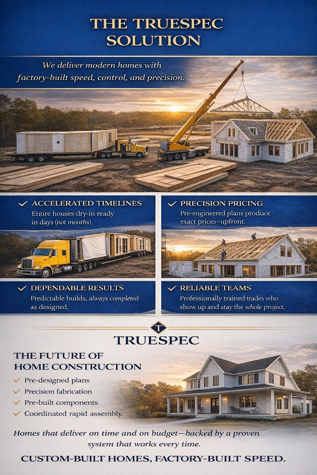 $139,900 The Meridian Contemporary Villa Prefab Kit | 1,960 SF | 4 BR 3 BA