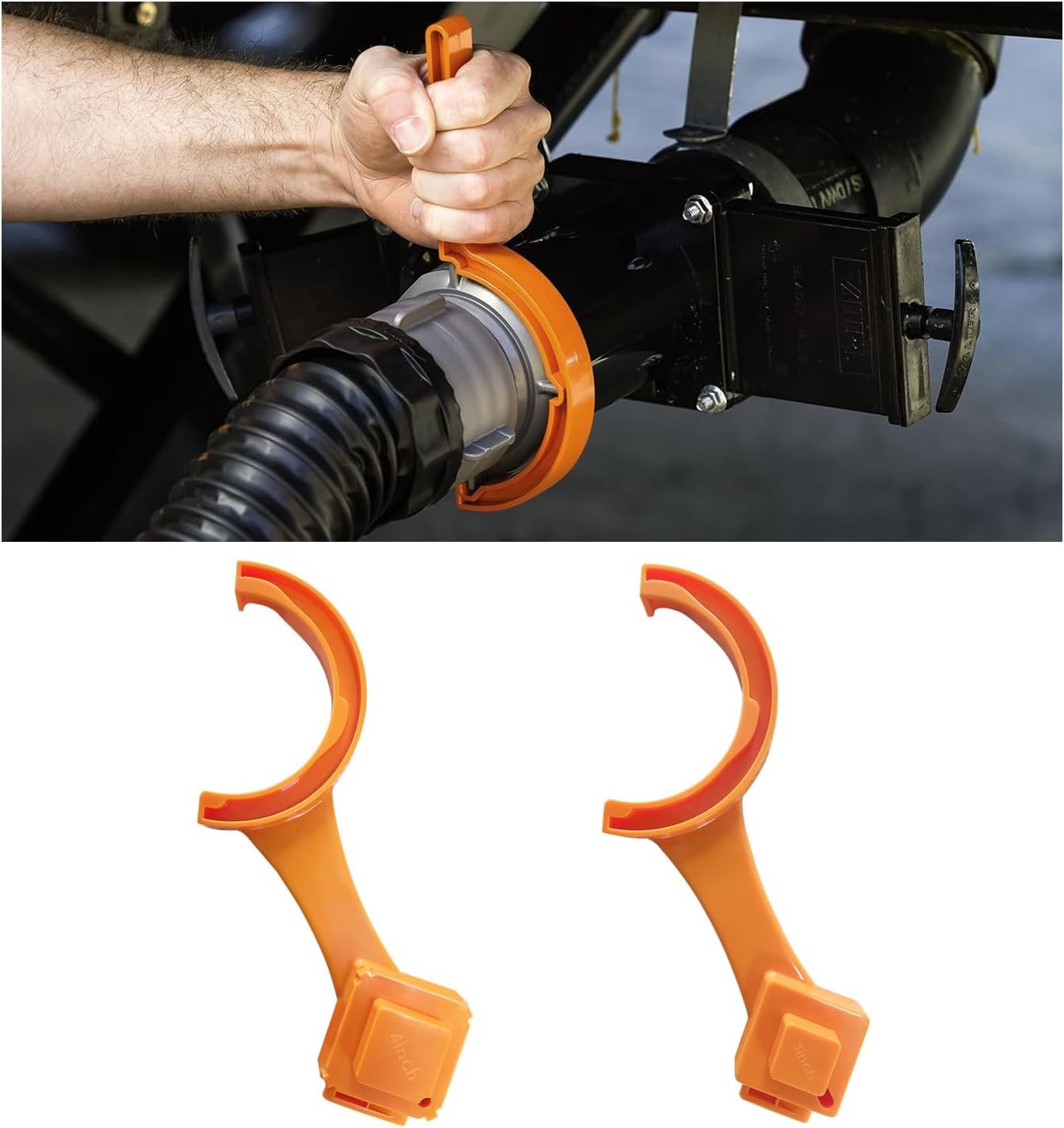 2 PCS RV Sewer Hose Wrench, Multi Purpose Fittings Wrench to Connect and…