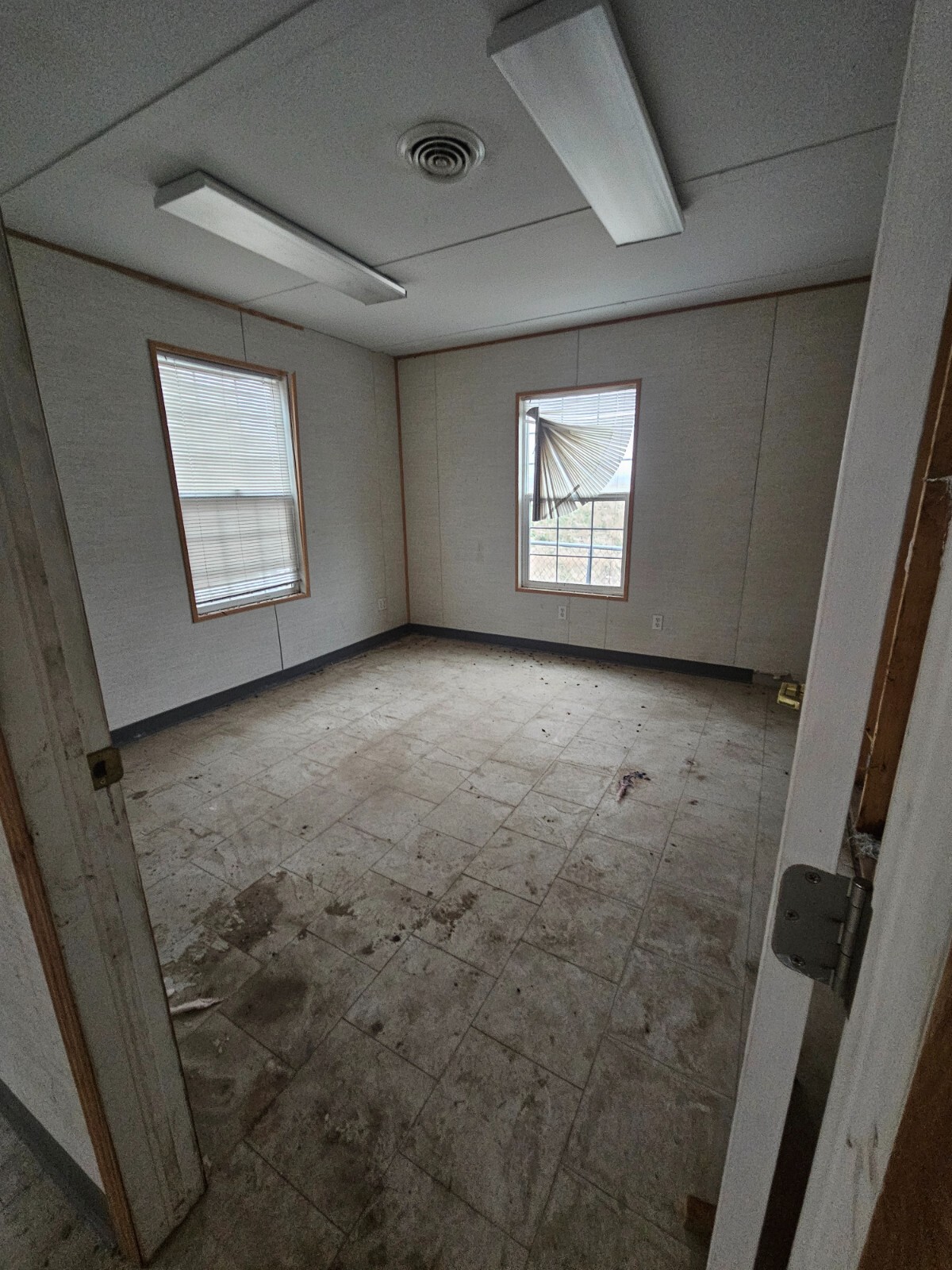 Double wide office trailer