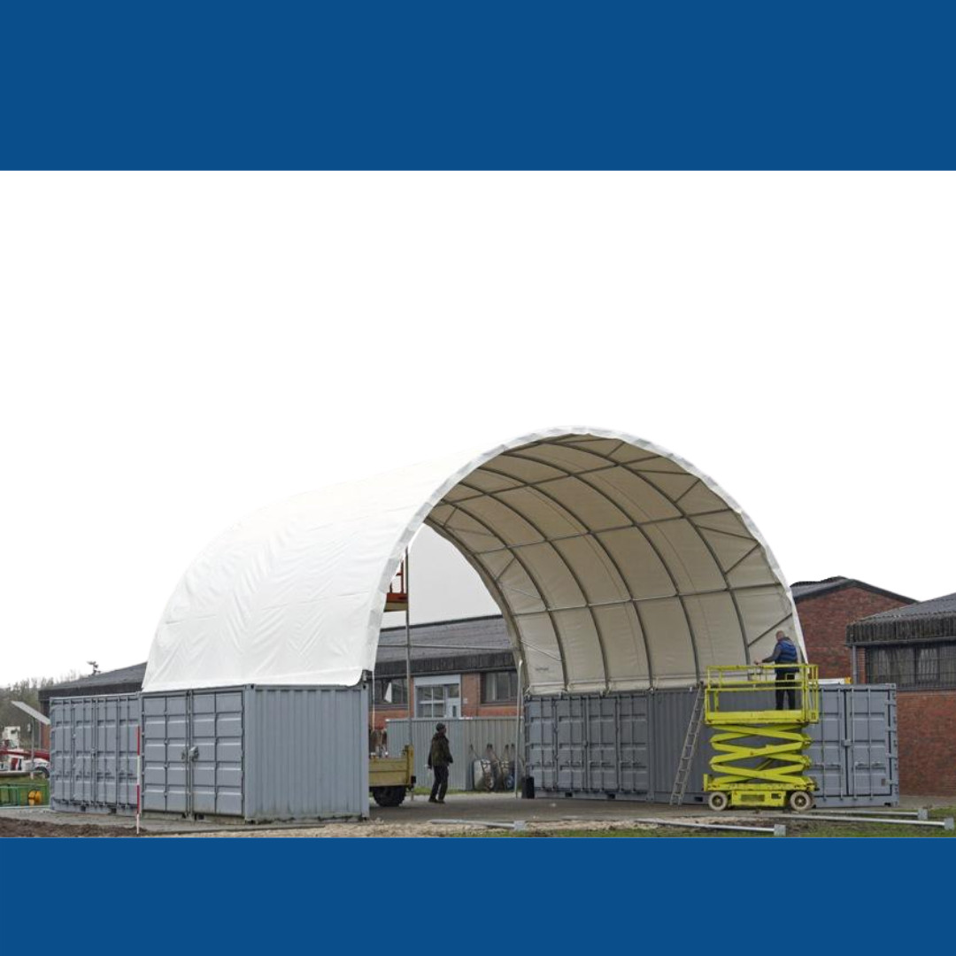 Container Canopy Shelter Storage Building Portable Workshop Cover 20ft 40ft