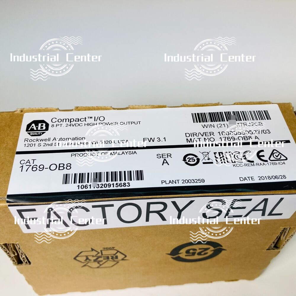 1769-OB8 AB CompactLogix 8 Pt 24VDC D/O Module Spot Goods Brand New in Box!