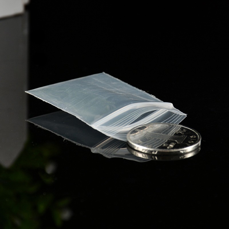100Pcs PE Plastic Packaging Bag Ziplock Bag Pill Packaging Bag 2×3/2.5×3/3.5x5cm