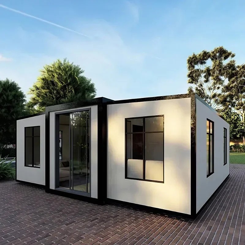 Low Cost 30ft Expandable Container Home Beach Prefab Tiny House