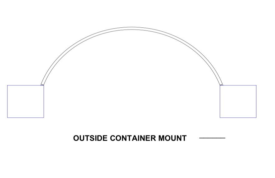 21x40x10 DuroSPAN Steel Shipping Container Roof Kit DIY Building Direct