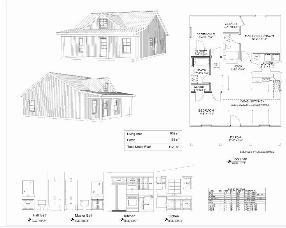 HOUSE KIT (3BED 2bath) With Interior Framing