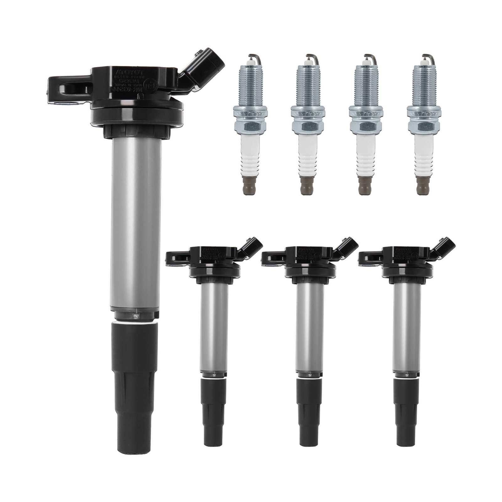 UF596 Ignition Coil Pack and 4912 Iridium Spark Plug Compatible with Toyota C…