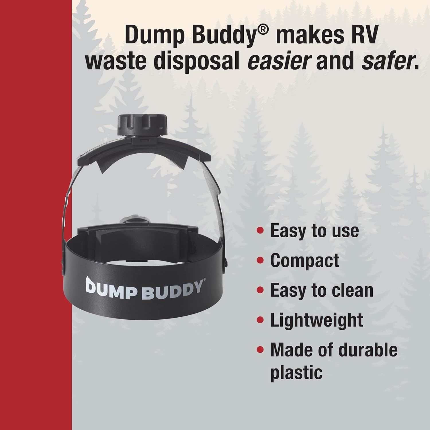 RV Hose Fastening Device – Camper Sewer Accessory Reduces Accidental…