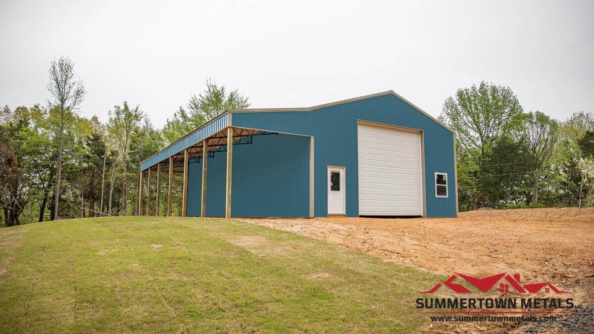 30’X60’X14’ GARAGE WITH SHED