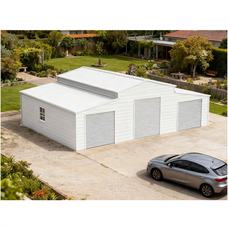 42’x30’x13′ Metal Garage Shed Barn Outdoor Storage Heavy Duty Galvanized Steel