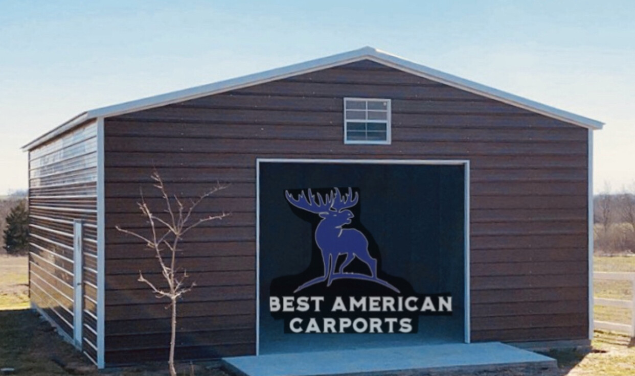 Metal Garage Carport 24’W 25’L 11’H Drop off !!