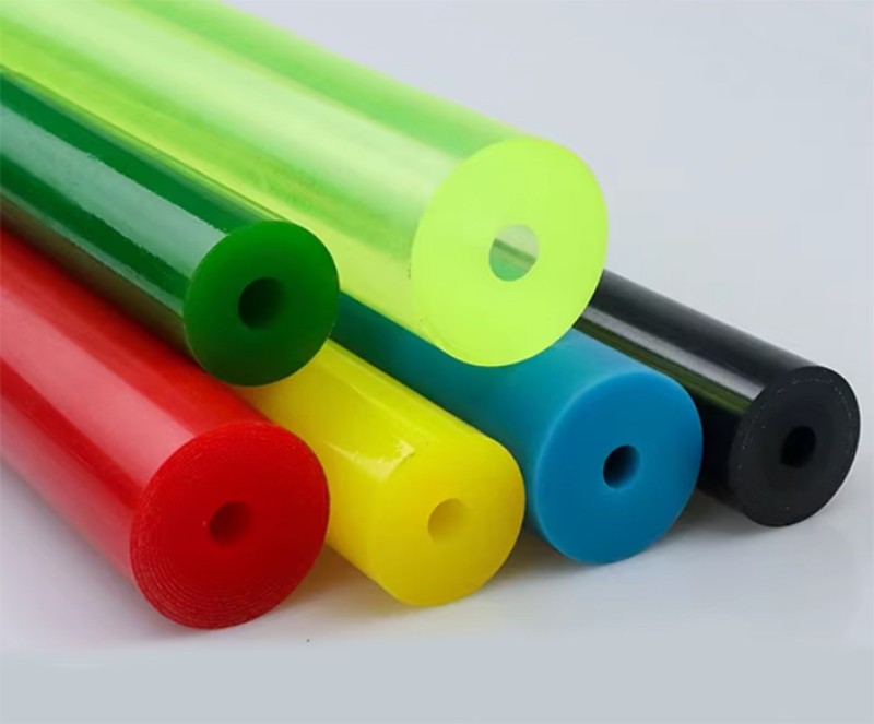 PU Polyurethane Hollow Round Rod Bar Stick Length 500mm Elastic Shock Absorber