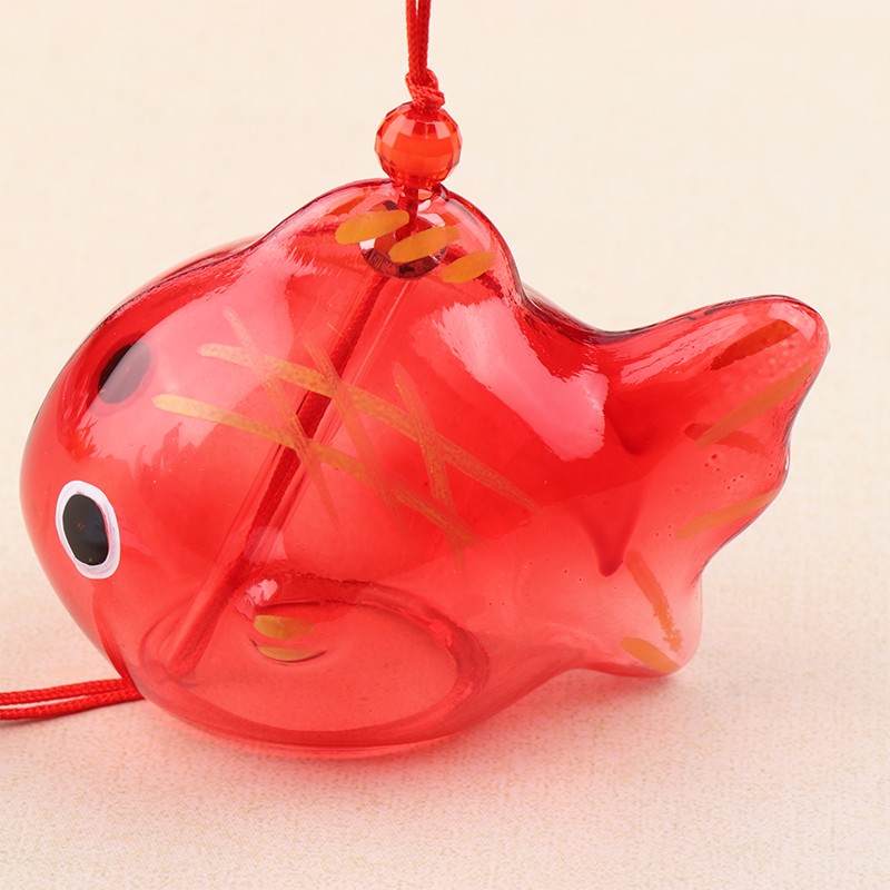 Wind Chime Chimes Japanese Glass s Style Goldfish Garden Hanging Decor