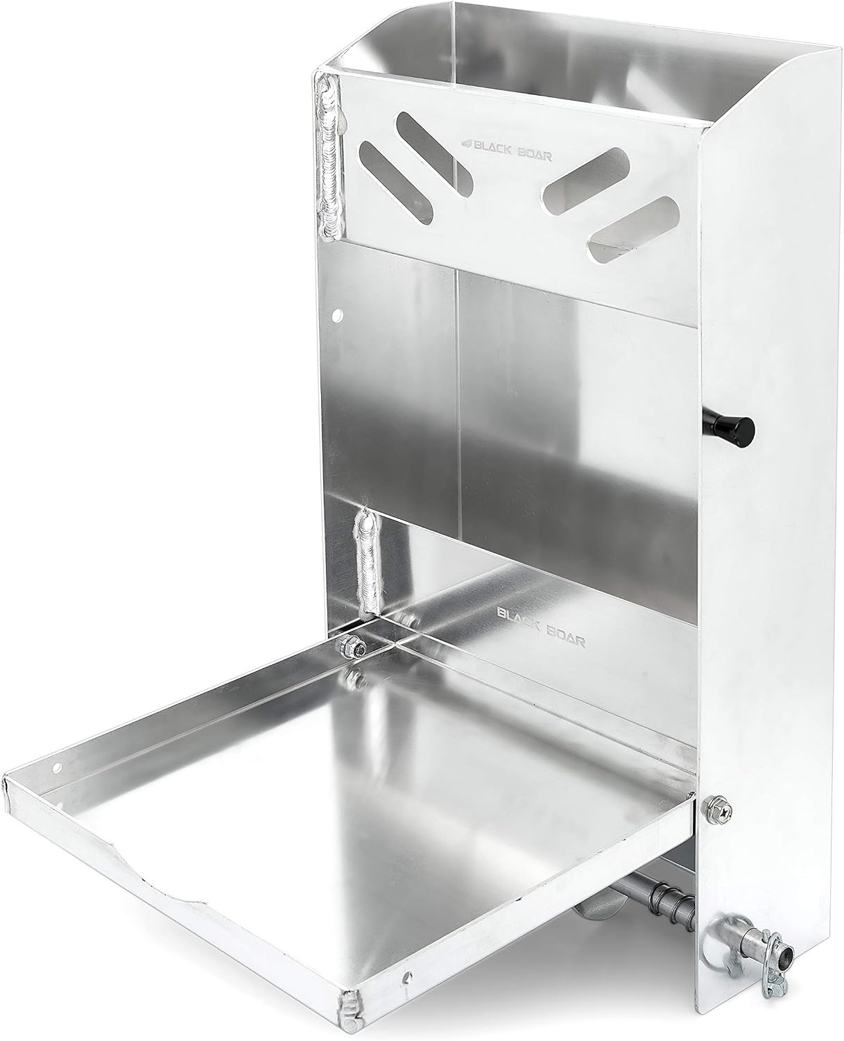 Aluminum Small Work Station for Enclosed Trailer/Garage | Includes a 12″ X 12″ F