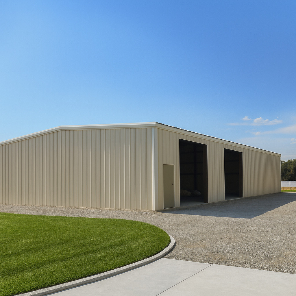 60x100x16 Steel Building Kit | Rigid Frame I-Beam | Pickle ball court