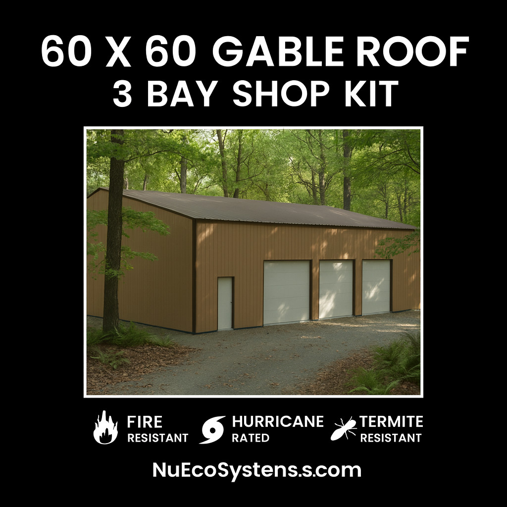 Steel Framed 30 x 100 x 16 Shop Kit, Warehouse Kit ON SALE NOW !!!