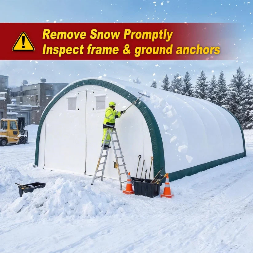 20’x30’x12′ Single Truss Storage Shelter 11oz PE Fabric Hoop Building| Arch Tent