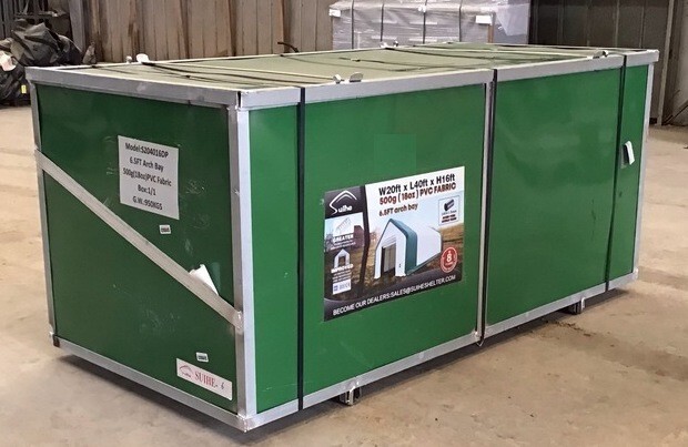 NEW Suihe PVC Fabric Shelter Tent Storage Workshop Building 20’xL40’x16′