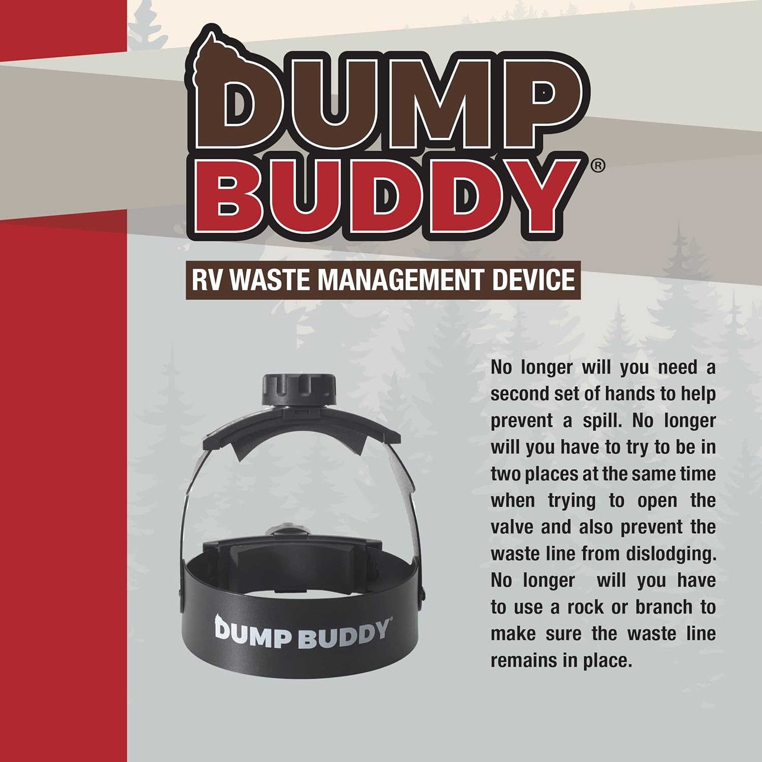 RV Hose Fastening Device – Camper Sewer Accessory Reduces Accidental…