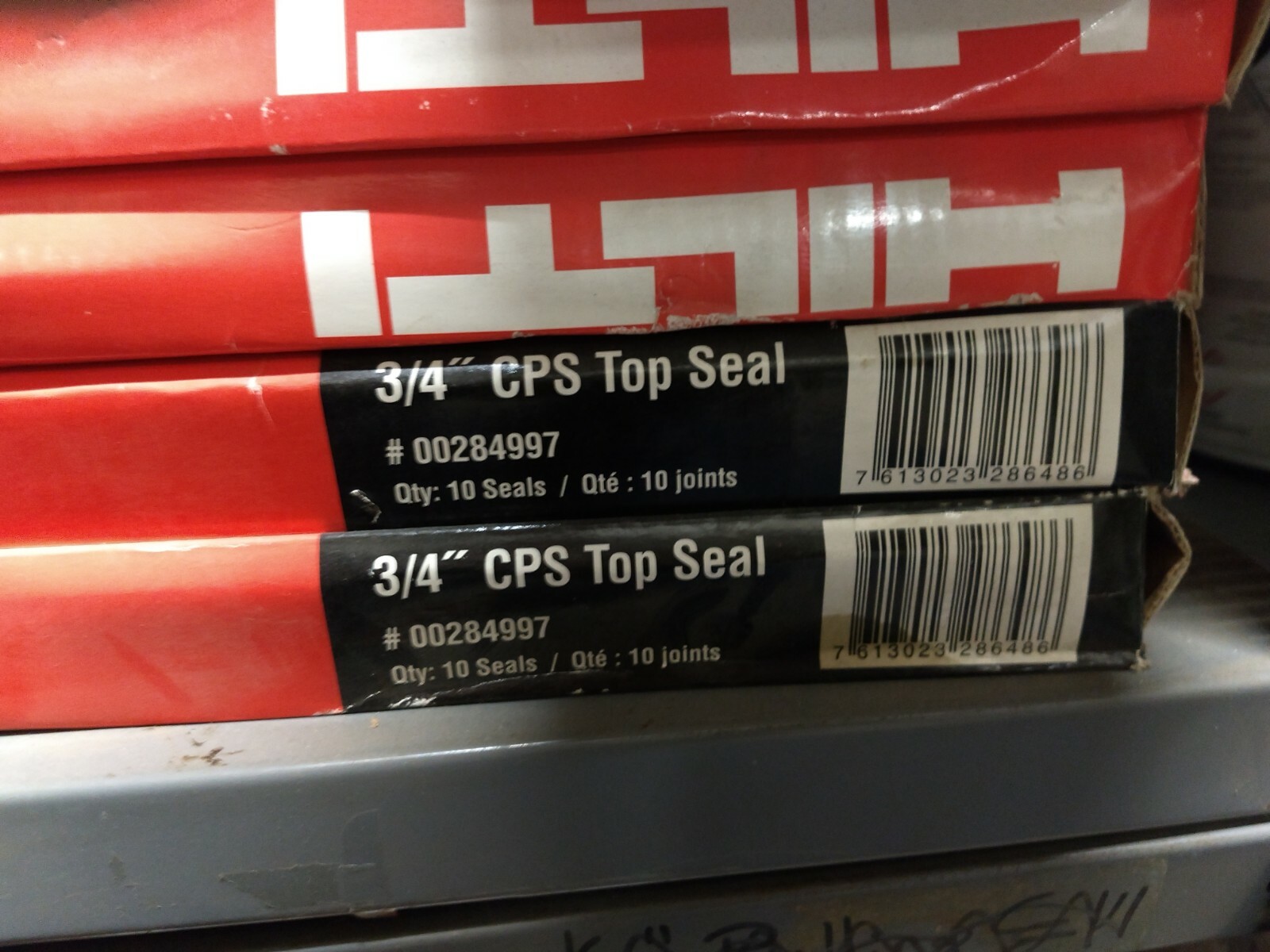 HILTI 3/4″ CPS Top Seal, fire protection system #3425403, box of 10 seals,