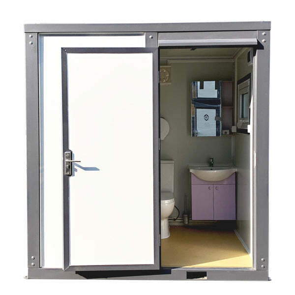 86″x64.6″x93″ Portable Toilet w/ Shower Curtain Restroom Bathroom Mobile Toilet