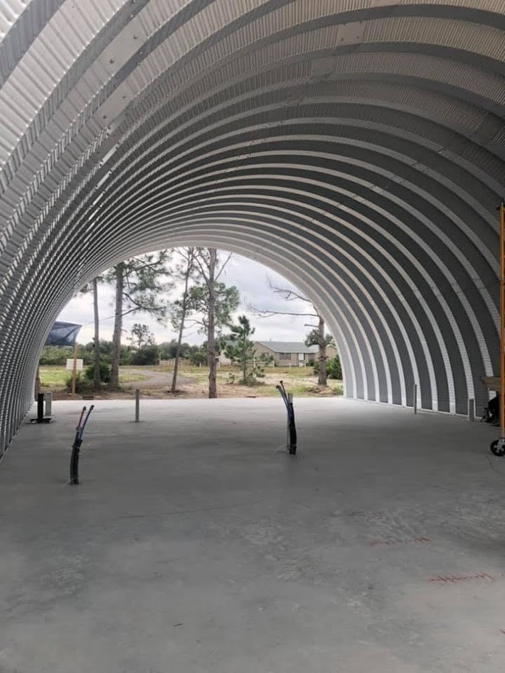 25x30x14 DuroSPAN Steel Arch Clear Span Building Kit Workshop End Walls included
