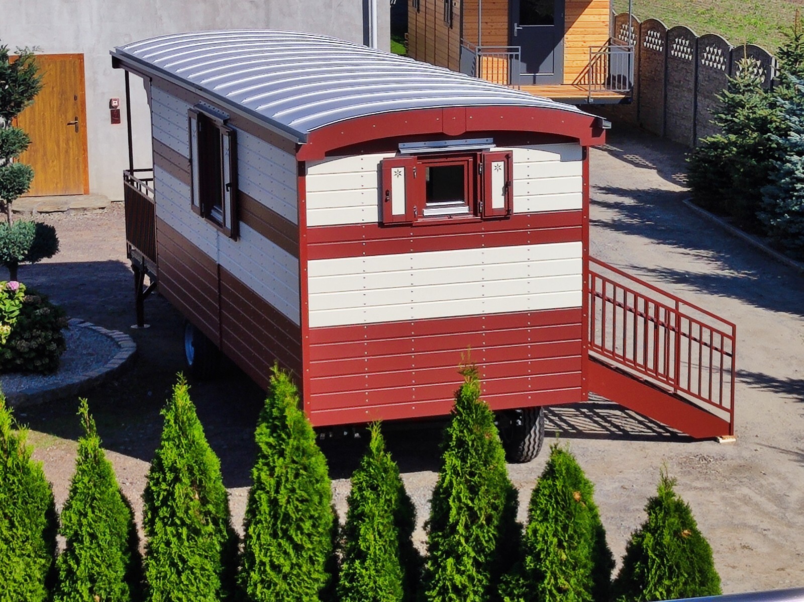 Tiny house on wheels for sale. The caravan (roulotte)