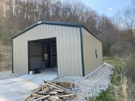 21x30x10 Steel Building SIMPSON Metal Garage Storage Shop Building Kit