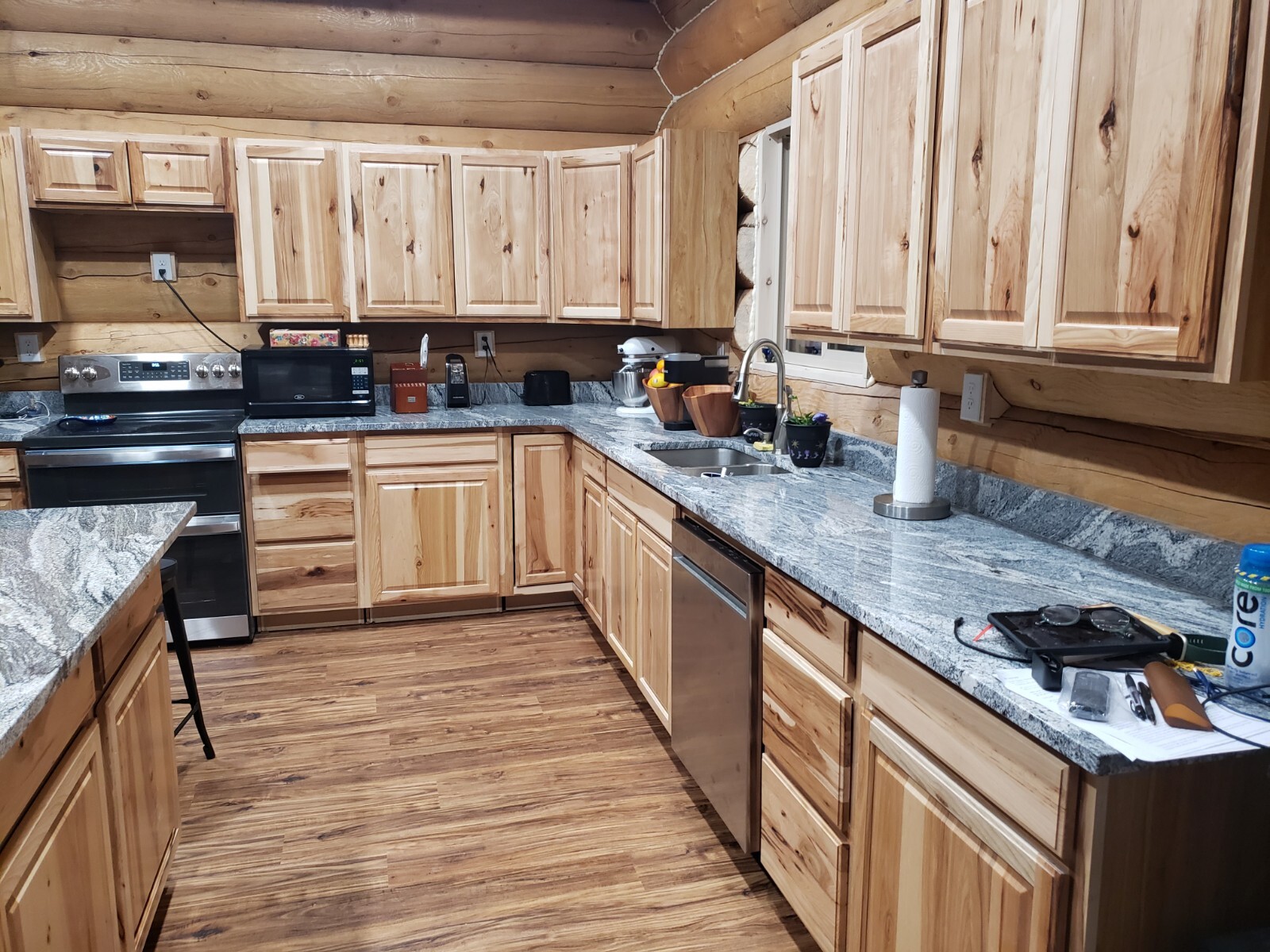 LARGE -5,000 sq.ft LOG CABIN HOME shell kit 12in logs
