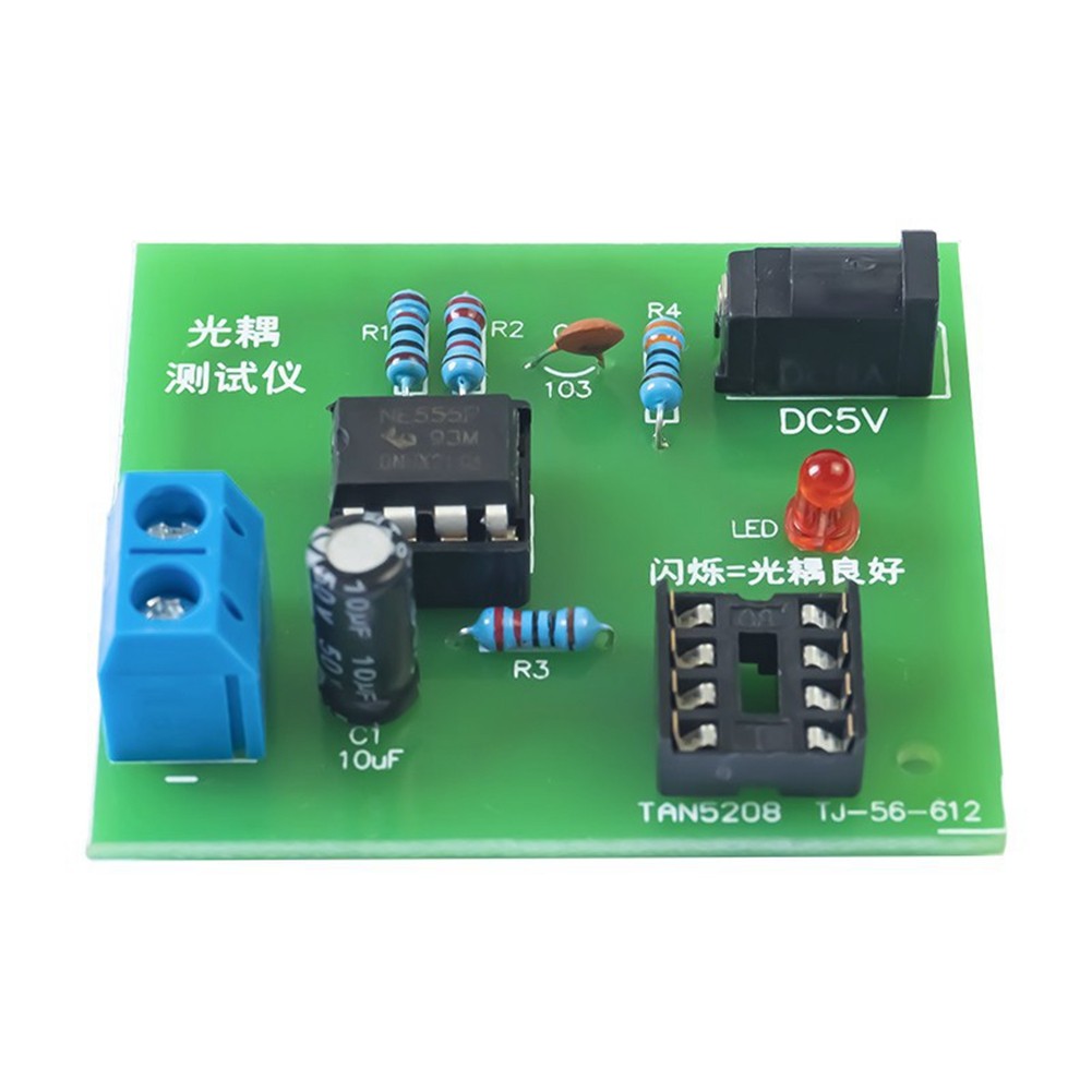 Optocoupler Tester Kit 555 Application Circuit Board Practice Welding DIY9940