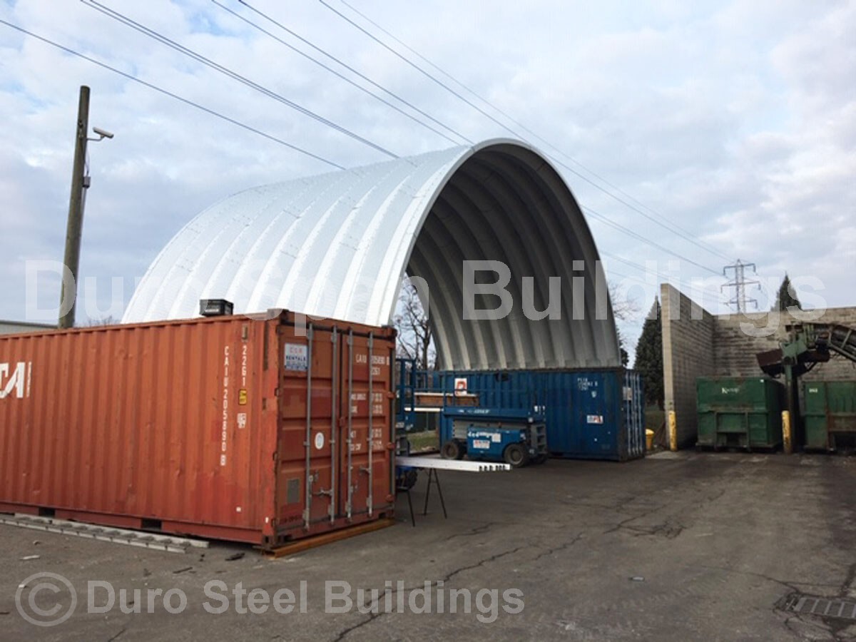 38x20x14 DuroSPAN Steel Building Container DIY Conex Roof Cover Factory DiRECT