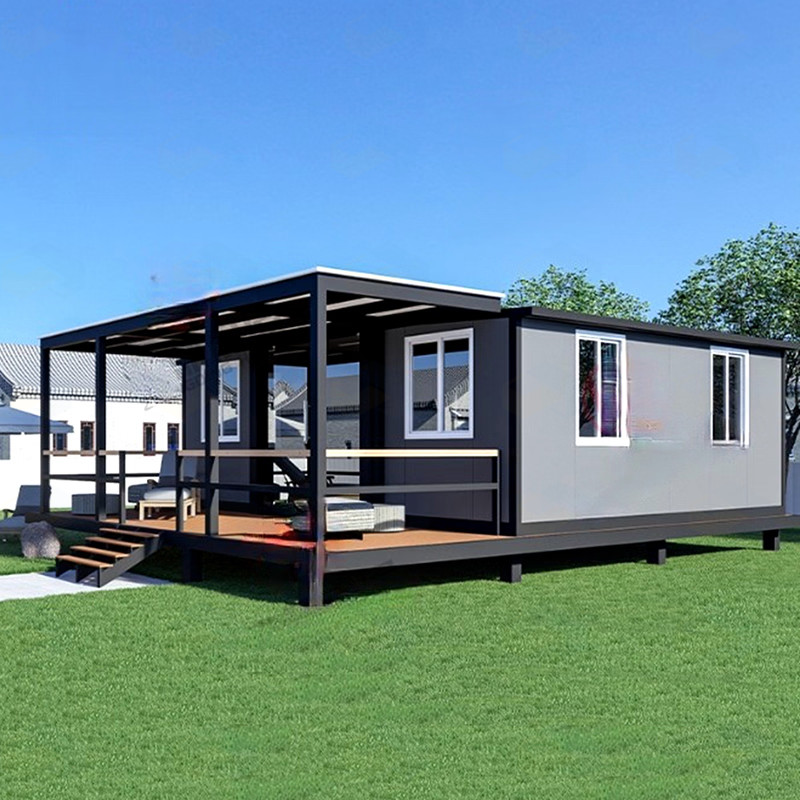 Luxury Double-Wing Container Home 20ftx20ft 2bd 1 bath home