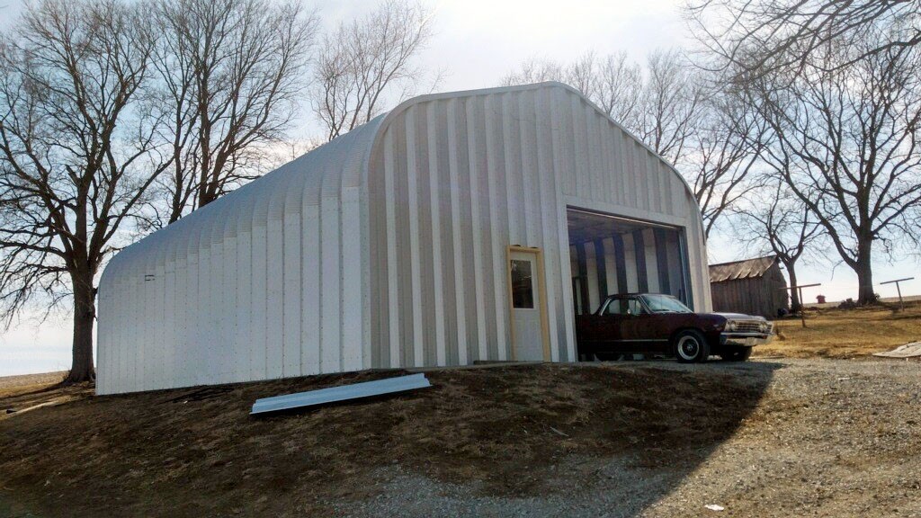 25x24x13 Engineered Steel Building Kit | DuroSPAN Clear-Span Arch System w/ Ends