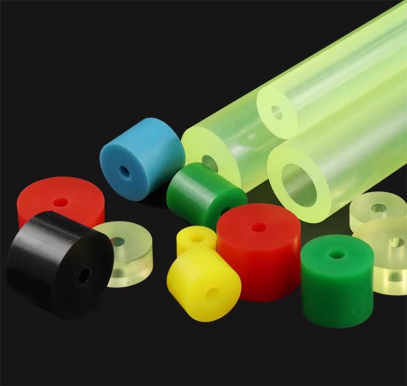 PU Polyurethane Hollow Round Rod Bar Stick Length 500mm Elastic Shock Absorber