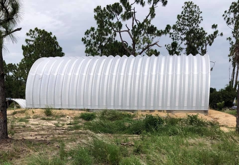 32x50x17 DuroSPAN Steel Building Quonest Home Homested Open Ends DIY Off Grid