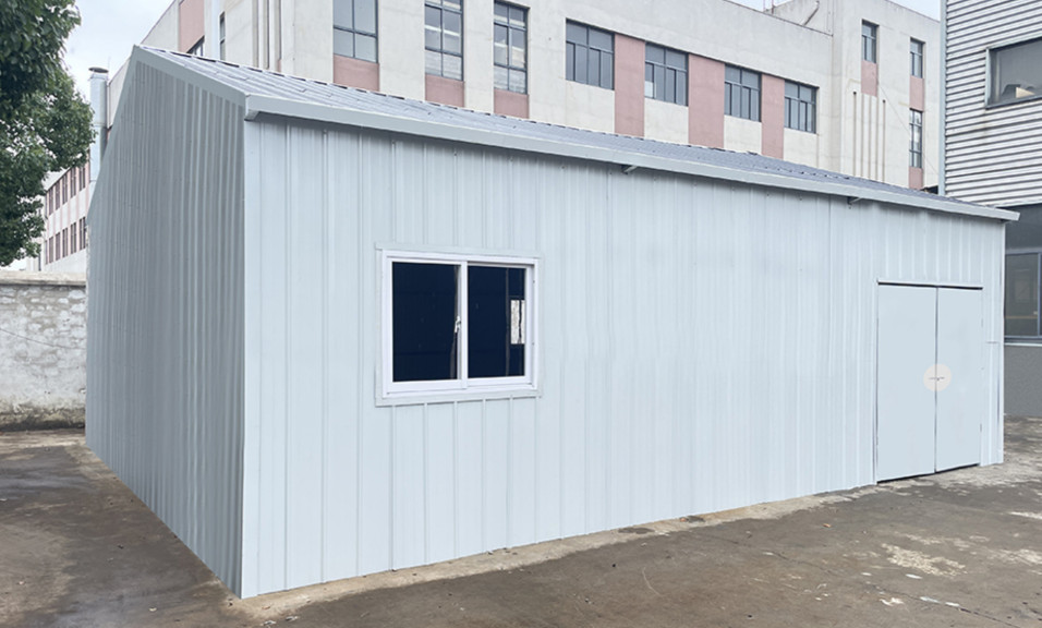 KJ 25′ x 28′ x 15′ Enclosed Metal Workshop Shed Storage Building