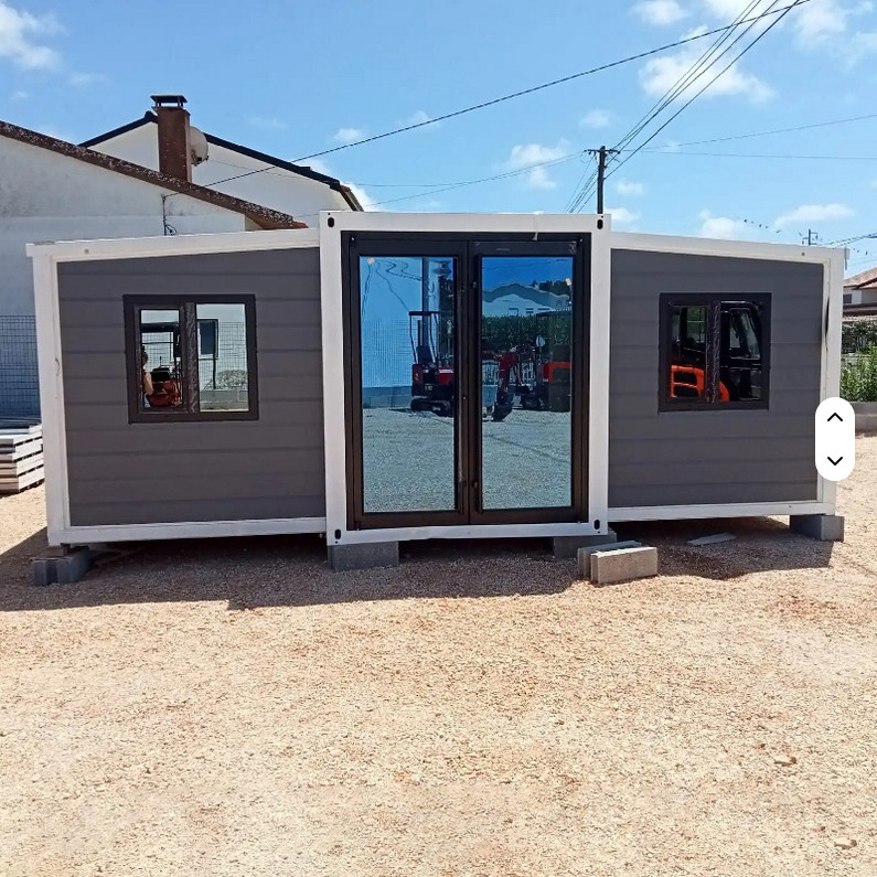 Luxury Double-Wing Container Home 20ftx20ft 2bd 1 bath home