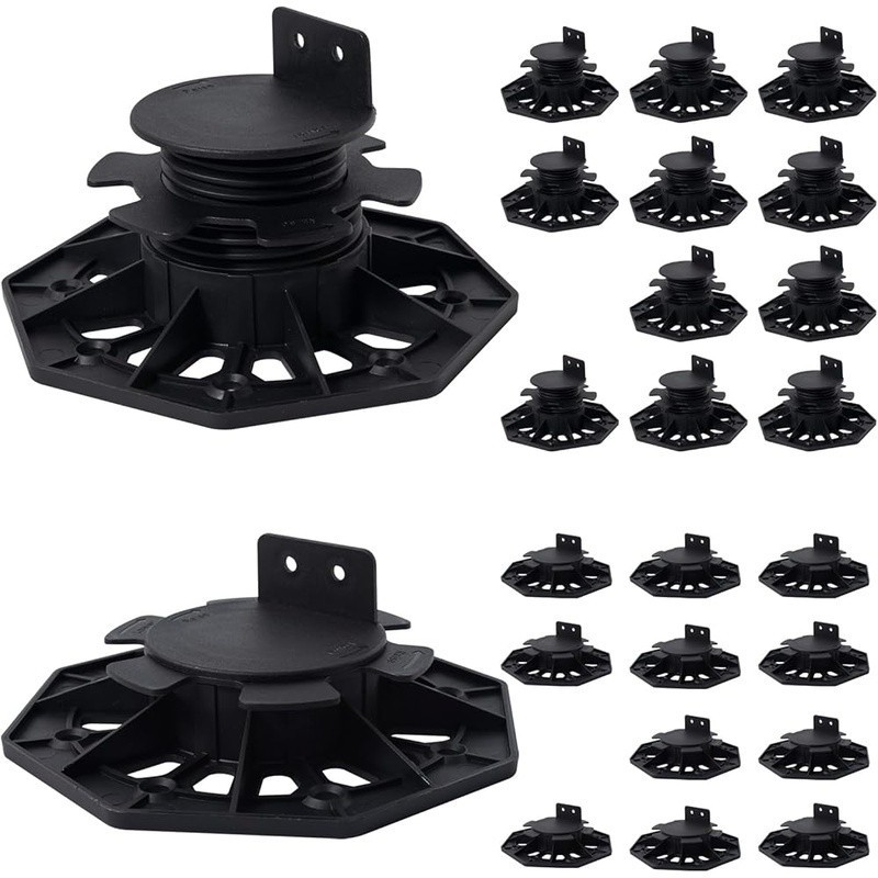 Plastic Wood Floor Installation Keel Adjustable Height Outdoor Building Solution