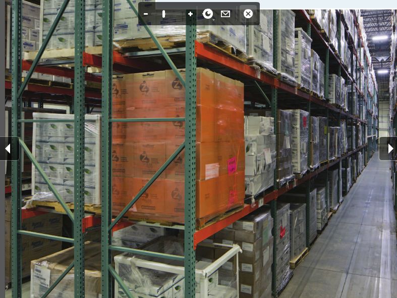 (250) BAYS OF TEAR DROP PALLET RACK 42″x96″x16′ Teardrop racking 4K step beams