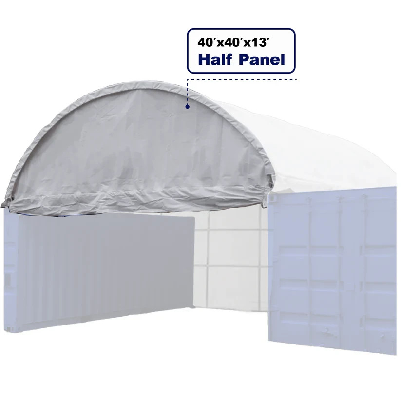 Chery 40’x40’x13′ Half Front Panel Container Canopy Shelter Parts