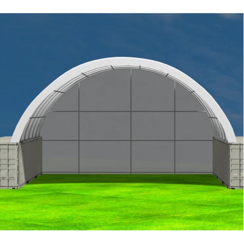 11oz Rear cover for Shipping Container Canopy Shelter 40’x40’x11′