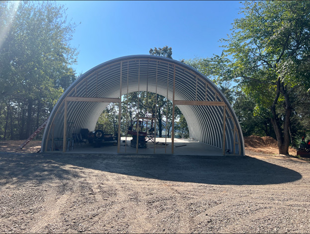 40x25x20 DuroSpan Metal Quonset Barn Steel Building Open DIY Ends Factory DiRECT