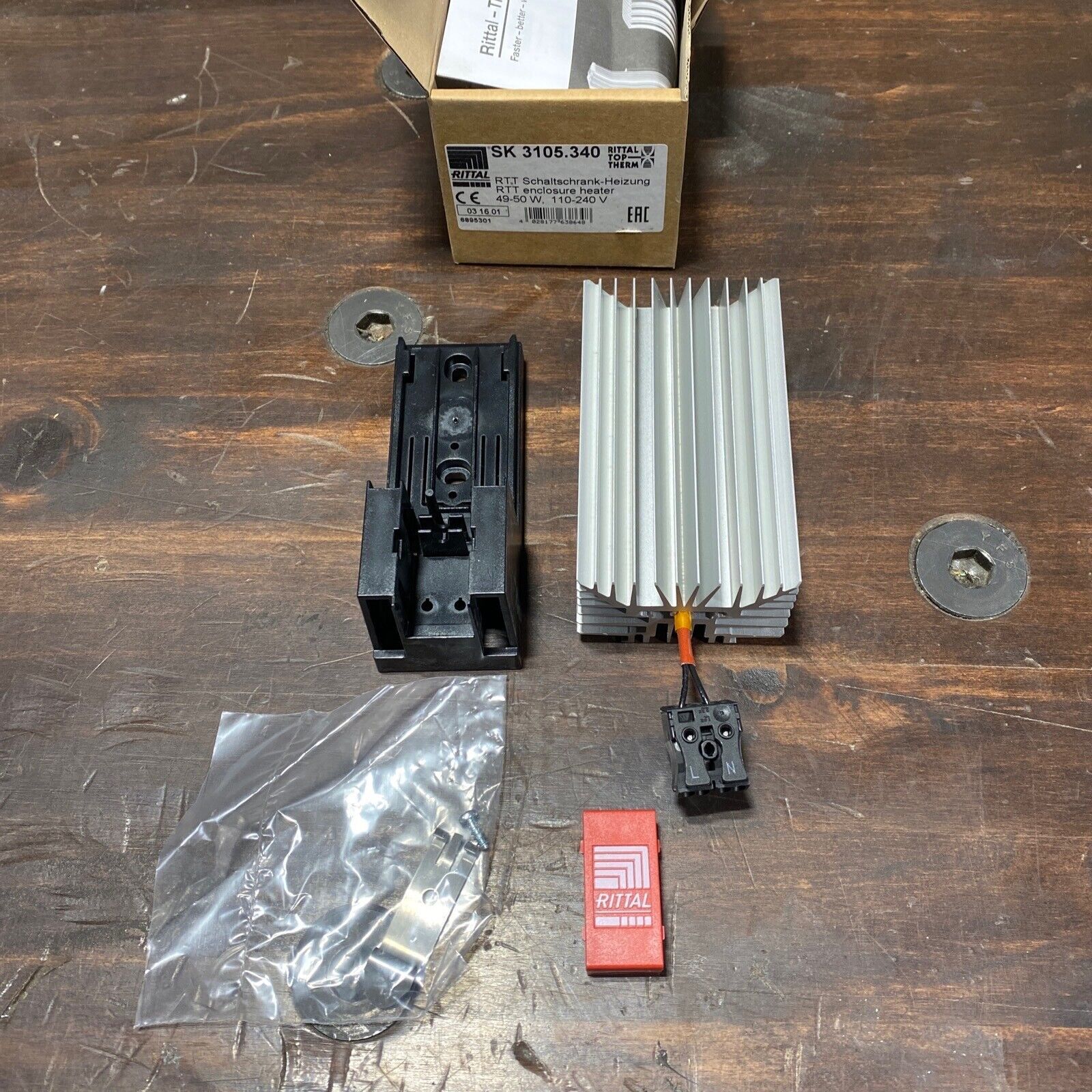 New Rittal SK 3105.340 Cabinet enclosure heater 49-50 W, 110-240 V