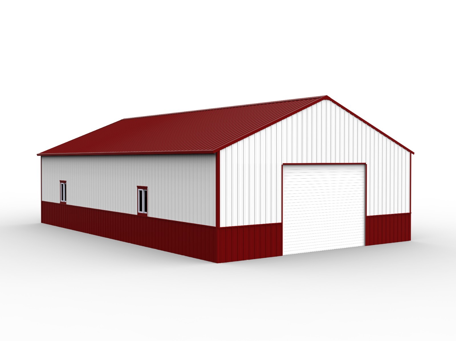 51x31x18 Metal Garage Barn Shed w/Electric Roller Shutter Door Carport 1581Sq.ft