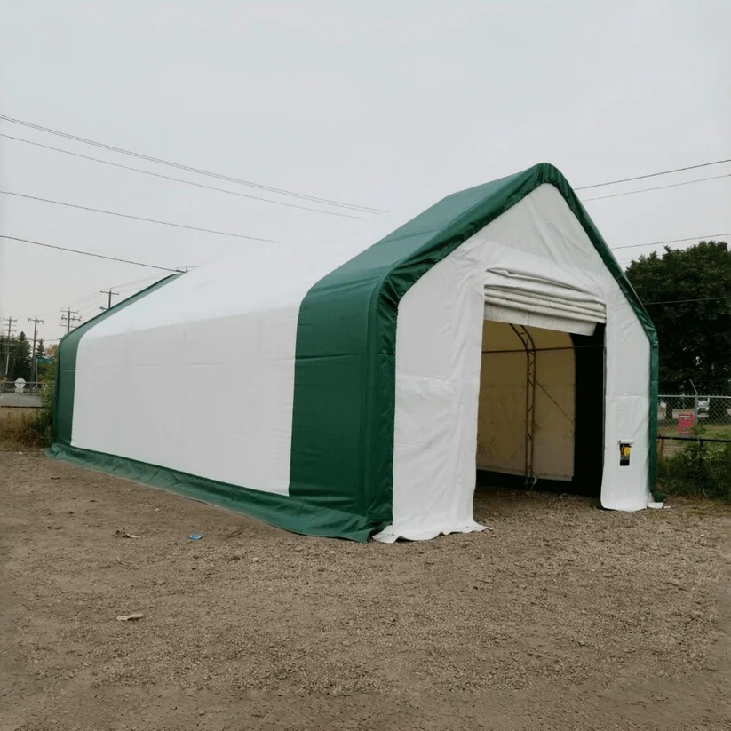 W20’xL33’xH16’Portable Double Truss Storage Shelter PVC Canvas Building Shelter