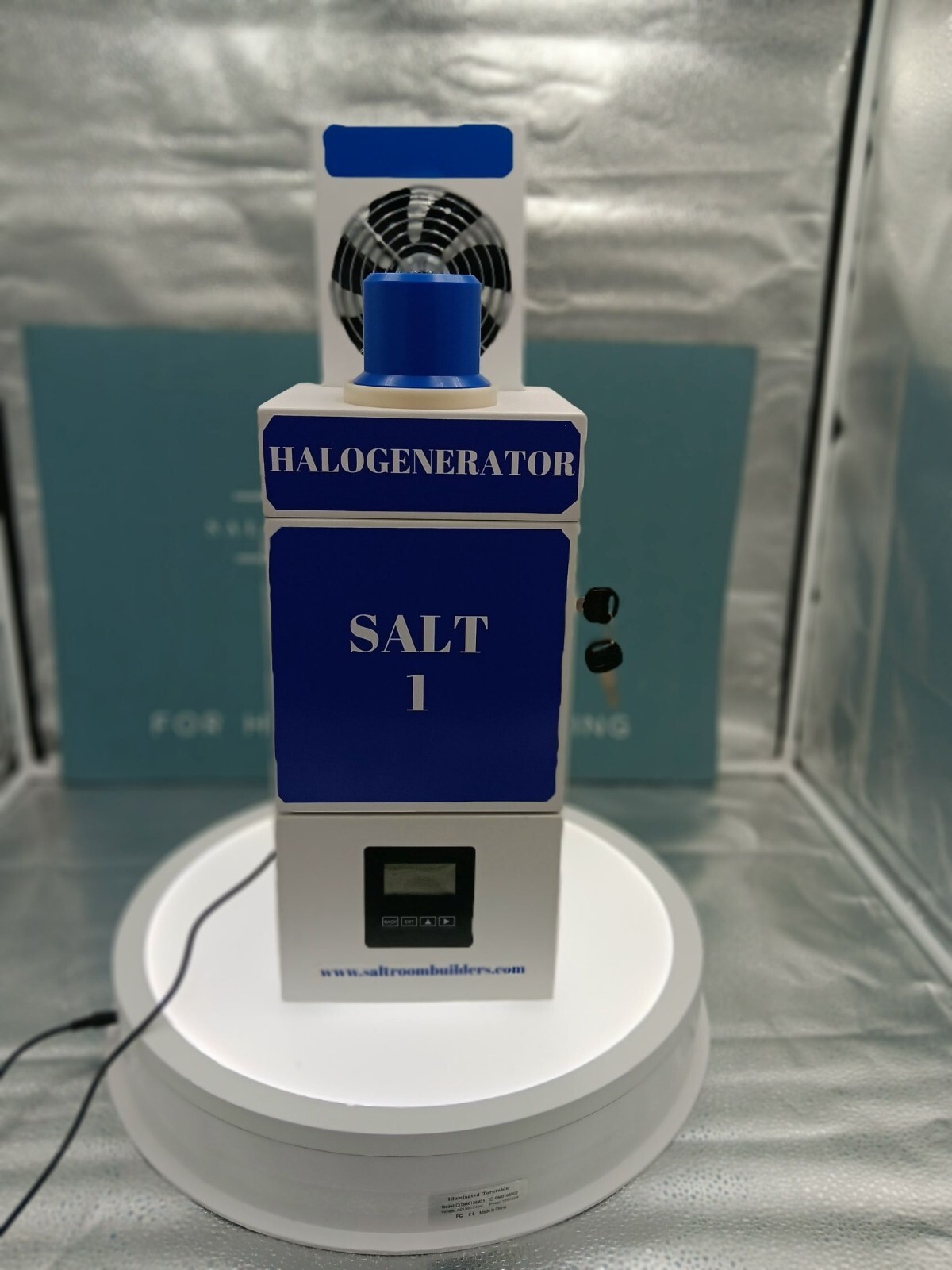 HaloCabin Halotherapy Salt Cabin-Large Size, New $18000+