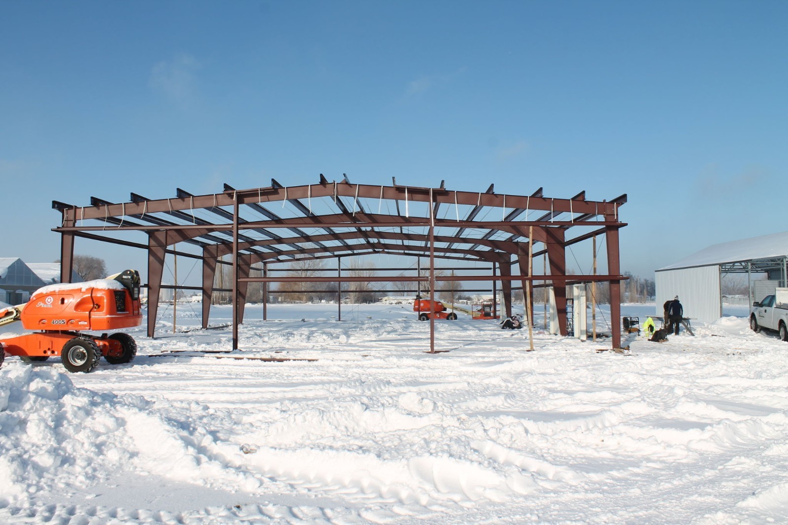 60x80x18 Steel Building Kit | Rigid Frame I-Beam | Commercial Grade