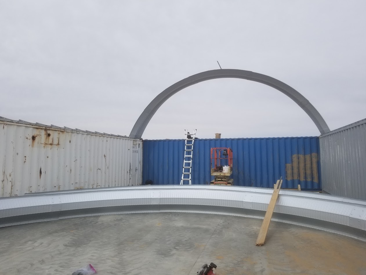 33x40x14 DuroSPAN Steel Building DIY Conex Box Container Roof Kit Factory DiRECT
