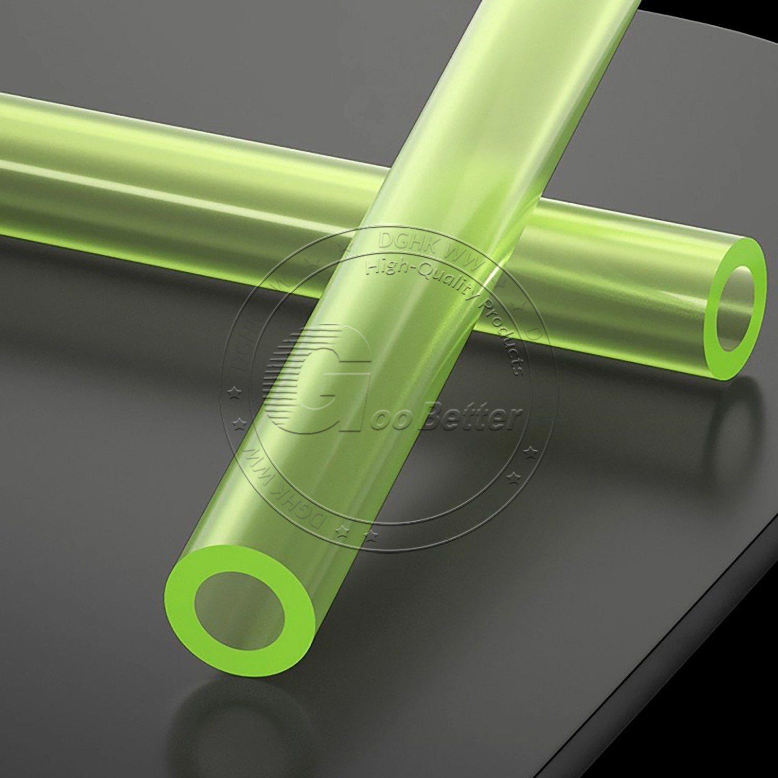 PU Polyurethane Hollow Round Rod Bar Stick Length 500mm Elastic Shock Absorber
