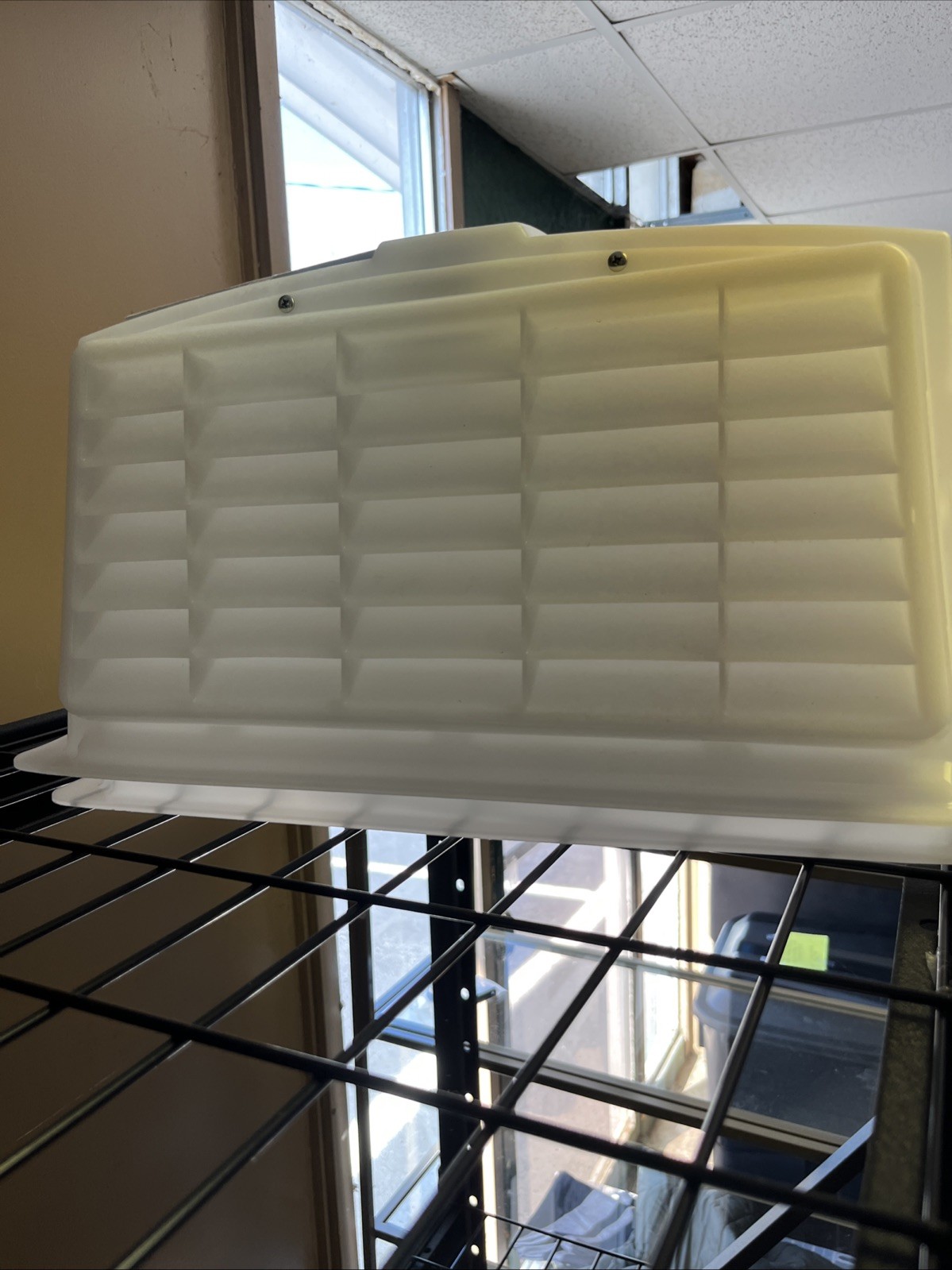 Camco 40433 Aerodynamic Fresh Air Ventilated White Roof Vent Cover