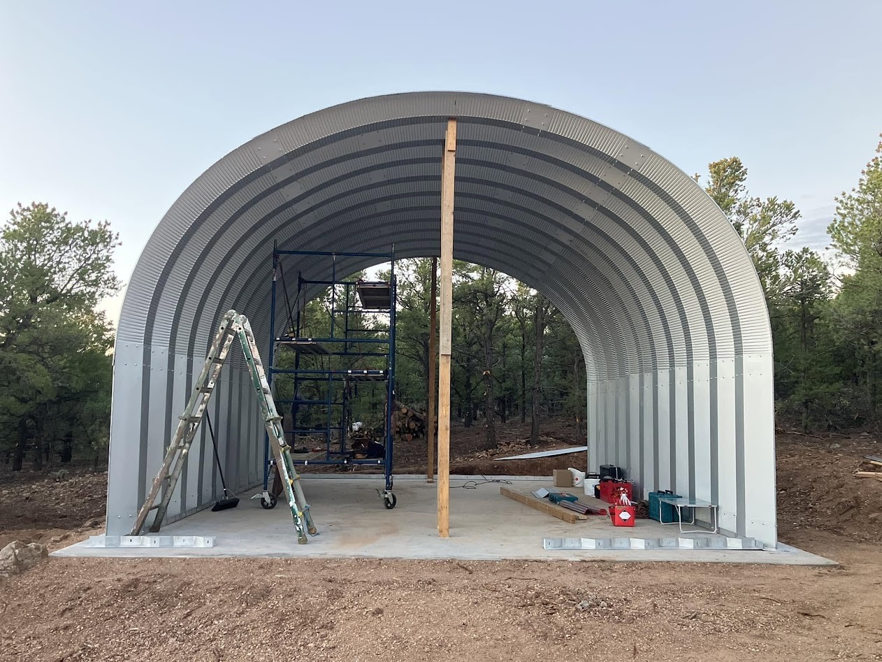 20x20x12 DuroSPAN Steel Barn Home Kit DIY Metal Building Open Ends Direct